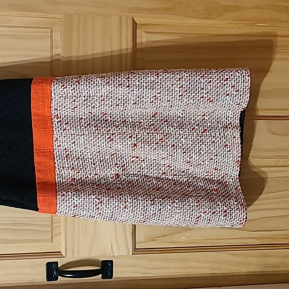 Milly Vintage tweed and lace high neck halter dress sz 12 - Picture 7 of 9